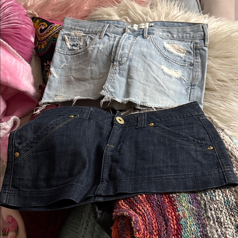 Denim Women's skirts - Light Blue and Dark BlueBundle